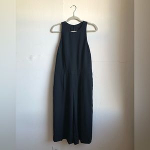 Banana Republic Cropped Wide-Leg Sleeveless Navy Blue Jumper Size 10